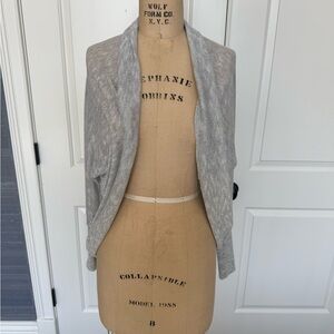 Splendid Silver Open Front Knit Cardigan size XS- Runs large